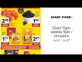 Giant Tiger weekly flyer circulaire Jul 01 - Jul 07