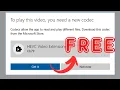 HEVC Extensions Free Download Windows 11