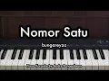Lagu Nomor Satu - bungareyza | Piano Karaoke by Andre Panggabean