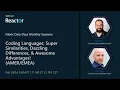 Coding Languages Super Similarities Dazzling Differences Awesome Advantages