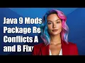 Java 9 Modules Resolving Package Read Conflicts Between A and B