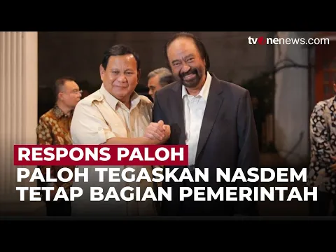 Paloh Soal Alasan NasDem Tolak Masuk Kabinet Prabowo: Kita Punya Budaya Tahu Malu