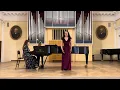 Maria Popovych, mezzo-soprano. G.Rossini: Tancredi / Act 1 - “Oh patria!… Di tanti palpiti”.