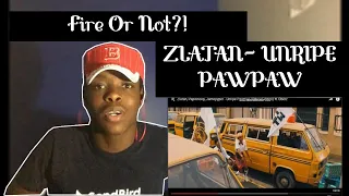 zlatan unripe pawpaw ft oberz reaction late night reaction