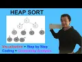 Heap Sort Step by Step Coding Time and Space Complexity Priority Queue - CS Lecture Ep 6