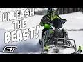 Fastest Factory Turbo Snowmobile Arctic Cat Thundercat EPS with ATAC