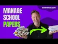 Help your kid deal with papers Executive Function Tools