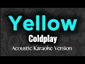 Download Lagu Yellow - Coldplay (Acoustic Karaoke Version | Improved Sync) 