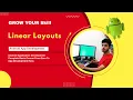 6 Linear Layouts Android App Design Basics URDU HINDI