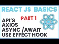 React JS Workshop Day 4 PART 1 useEffect hook api axios and Roadside Coder