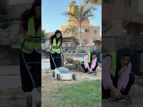 قصه جديده مهندسه اثناء شغلها تكتشف دهب تحت مكنه قص الزرع 🔥