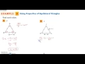 4-9 Isosceles and Equilateral Triangles