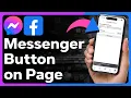How To Add Messenger Button To Facebook Page