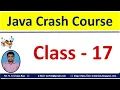 Java Crash Course Class-17 Constructor Overloading Method Overloading in Java Part-2