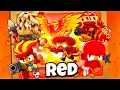 BTD 6 but we can only use RED Towers