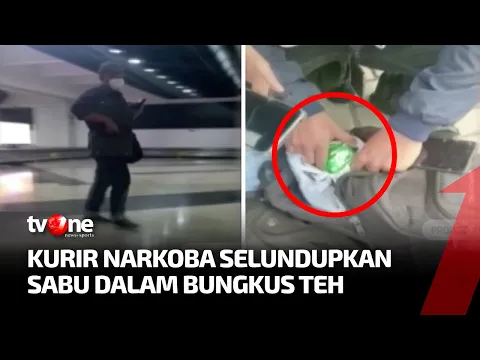 Kurir Narkoba Ditangkap saat Hendak Menyelundupkan Barang Haram di Bungkus Teh