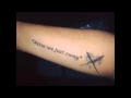 Lyrics Tattoos inspired by Blue October