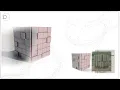 Simple Facade Panels grasshopper script and Real-time AI Render