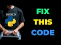Can You Fix This Broken Python Code Syntax Lab EP09