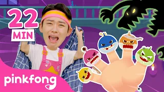 Boo! Hoi’s Halloween Playground Compilation | Zombie Finger Family & More | Pinkfong Halloween