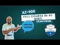 AZ-900 Exam Cram Full Azure Fundamentals Course in 40 Minutes Microsoft Certification 2025