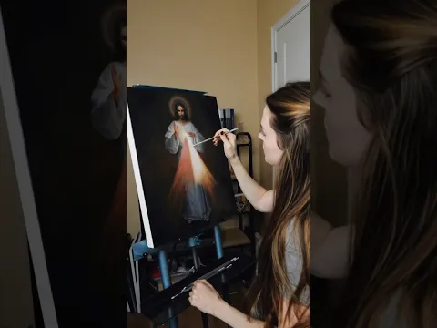 Painting Jesus — The Divine Mercy