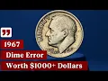 1967 Roosevelt Dime Error Coin Rare Dime Worth Big Money Worth Coins Info