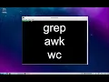 Command Line grep awk wc commands