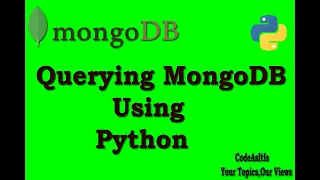Python MongoDb Tutorial - in MongoDb Atlas using PyMongo