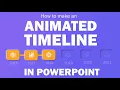 Animated PowerPoint Timeline Slide Design Stepy by Step
