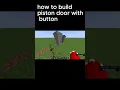 how to build piston door with button tutorial