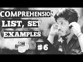 List comprehension Set comprehension Examples play with python