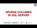 Sparse Columns Microsoft SQL Server Database Design Data Science