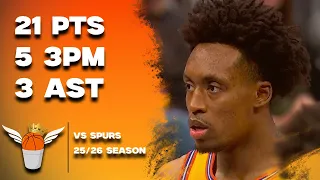 Collin Sexton 21 Points vs Spurs Full Highlights 2026