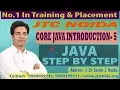 Core Java - 9 Java Language JDK 9 Installation SCJP OCJP by Som Sir Part-5