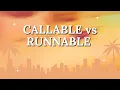 Runnable vs Callable Java Multithreading Interview Question