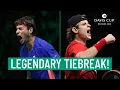 Watch the LEGENDARY tiebreak between Cobolli and Bergs! 😱 | Italy v Belgium | 2025 Davis Cup Final 8