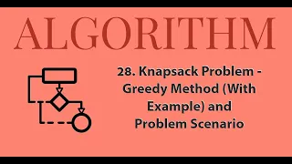 28 - Knapsack Problem