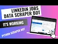 LinkedIn Jobs Scraper Bot with Python Selenium Webdriver Selenium Tutorials