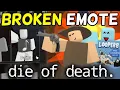 So Apparently This FREE Emote Breaks the Game