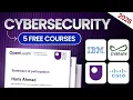 5 FREE Cybersecurity Course with Certificate Cybersecurity Courses Online Free