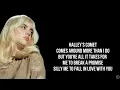Billie Eilish - HALLEY'S COMET (Lyrics)
