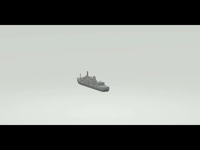 1/1250 Scale RFA Fort Rosalie Class.stl video thumbnail