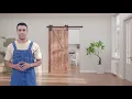 Transforming Spaces with ZEKOO A Complete Bypass Sliding Barn Door Kit Review