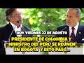 Download Lagu PETRO Y EL CANCILLER DEL PERÚ SE REÚNEN EN BOGOTÁ Y ESTO PASÓ...