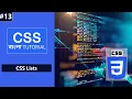 CSS Tutorial In Bangla CSS Lists Web Design Web Development