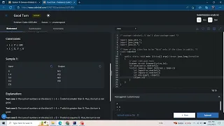 Good Turn Starters 78 Codechef solution in java