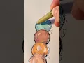 Drawing with acrylic markers