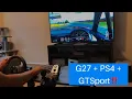 Logitech G27 on PS4 GranTurismo Sport Gameplay via Collective Minds Drivehub