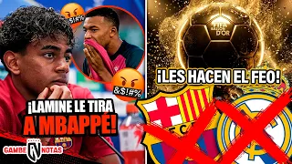 ¡Lamine le tira a Mbappé! | Balón de Oro le hace el feo a Barça y Madrid | 8 bajas para Mourinho
